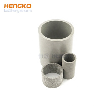 Anti-corrosion Fintered Metal Powder Micron Pore en acier inoxydable 316l Tube de filtre fritté